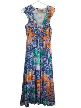 Oliphant Smocked Botanica Maxi Dress
Size XS